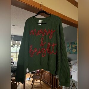 Queen of Sparkles xxl Merry and Bright Sweater